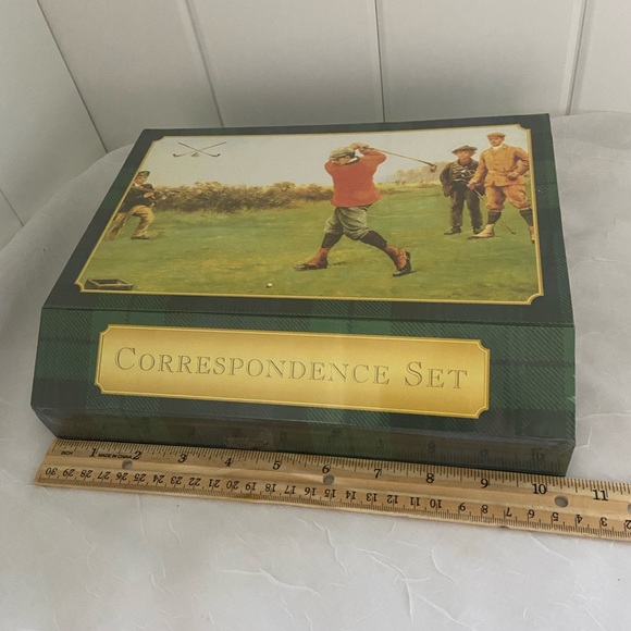 90s golf Stationery Kit Robert Frederick Vintage old style Correspondence Set - Picture 12 of 16
